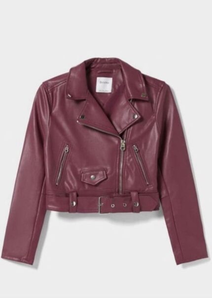 WOMENS LEATHER BIKER JACKET