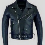 FAUX LEATHER BIKER JACKET