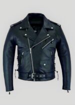 FAUX LEATHER BIKER JACKET