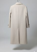Classic Notched Lapel Long Coat - Image 2