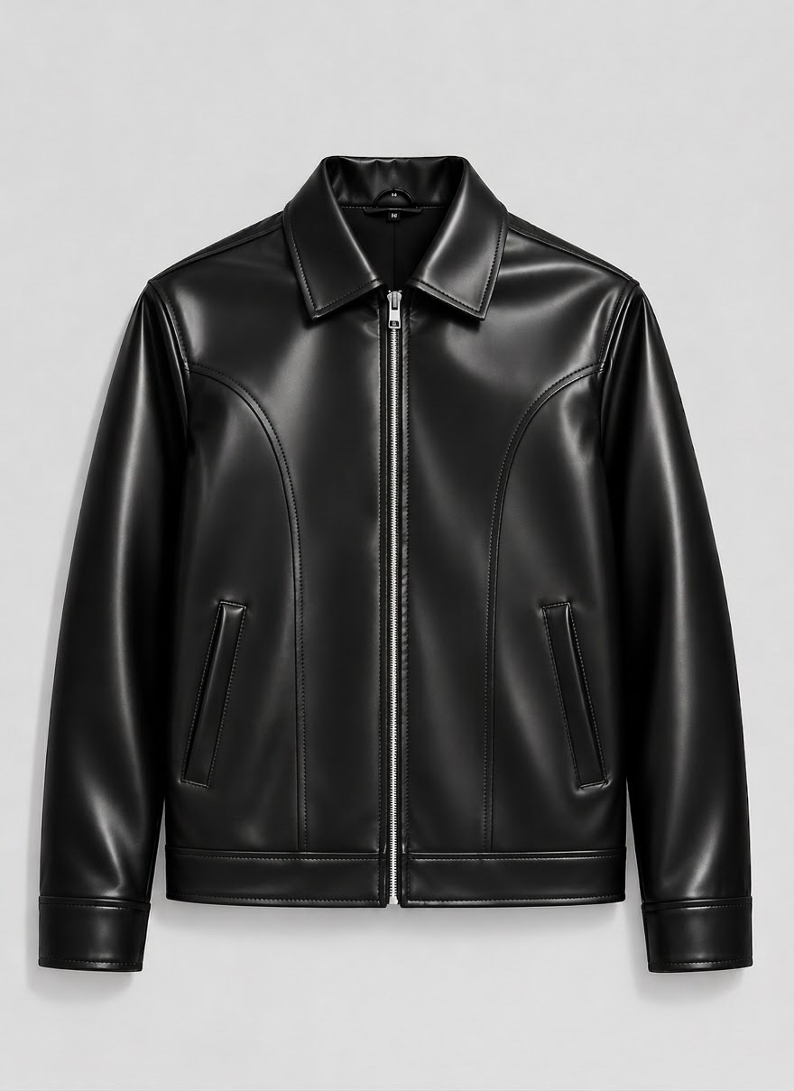 img_8815-2 The Onyx Curved-Panel Leather Jacket - Image 1