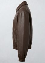 The Essential Dark Brown Cropped Jacket - Image 2