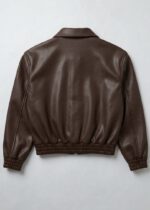 The Essential Dark Brown Cropped Jacket - Image 3