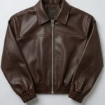 The Essential Dark Brown Cropped Jacket
