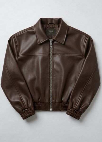 The Essential Dark Brown Cropped Jacket